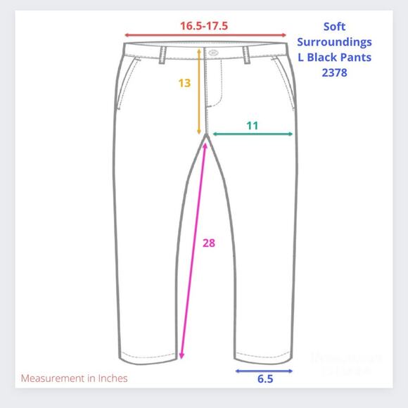 Soft Surroundings Stretch Ankle Zip Pants SIZE L Black Pull On Joggers - Picture 3 of 15